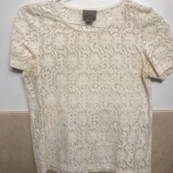 Vera Moda white lace top - Picture 1 of 1